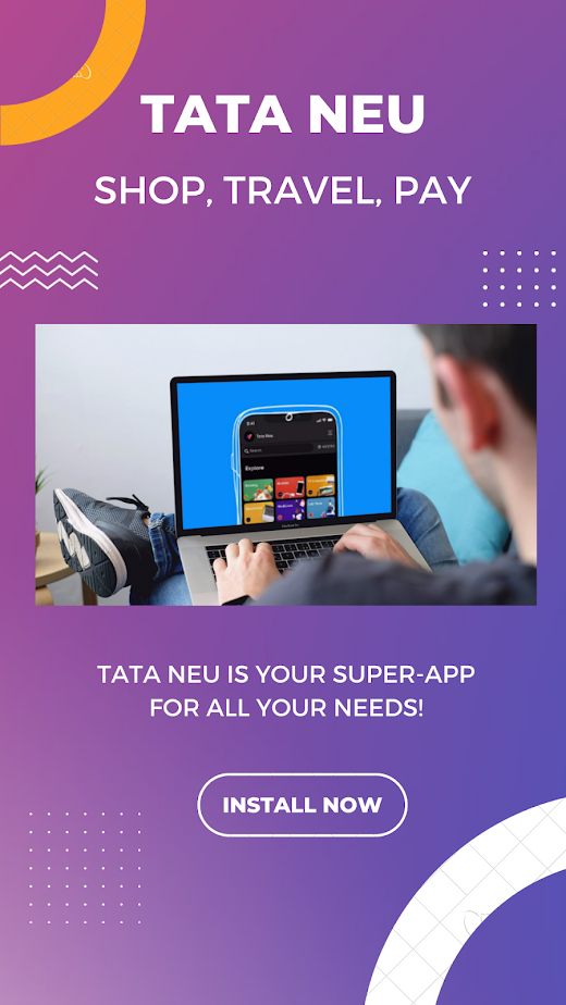 tata neu shop travel pay app